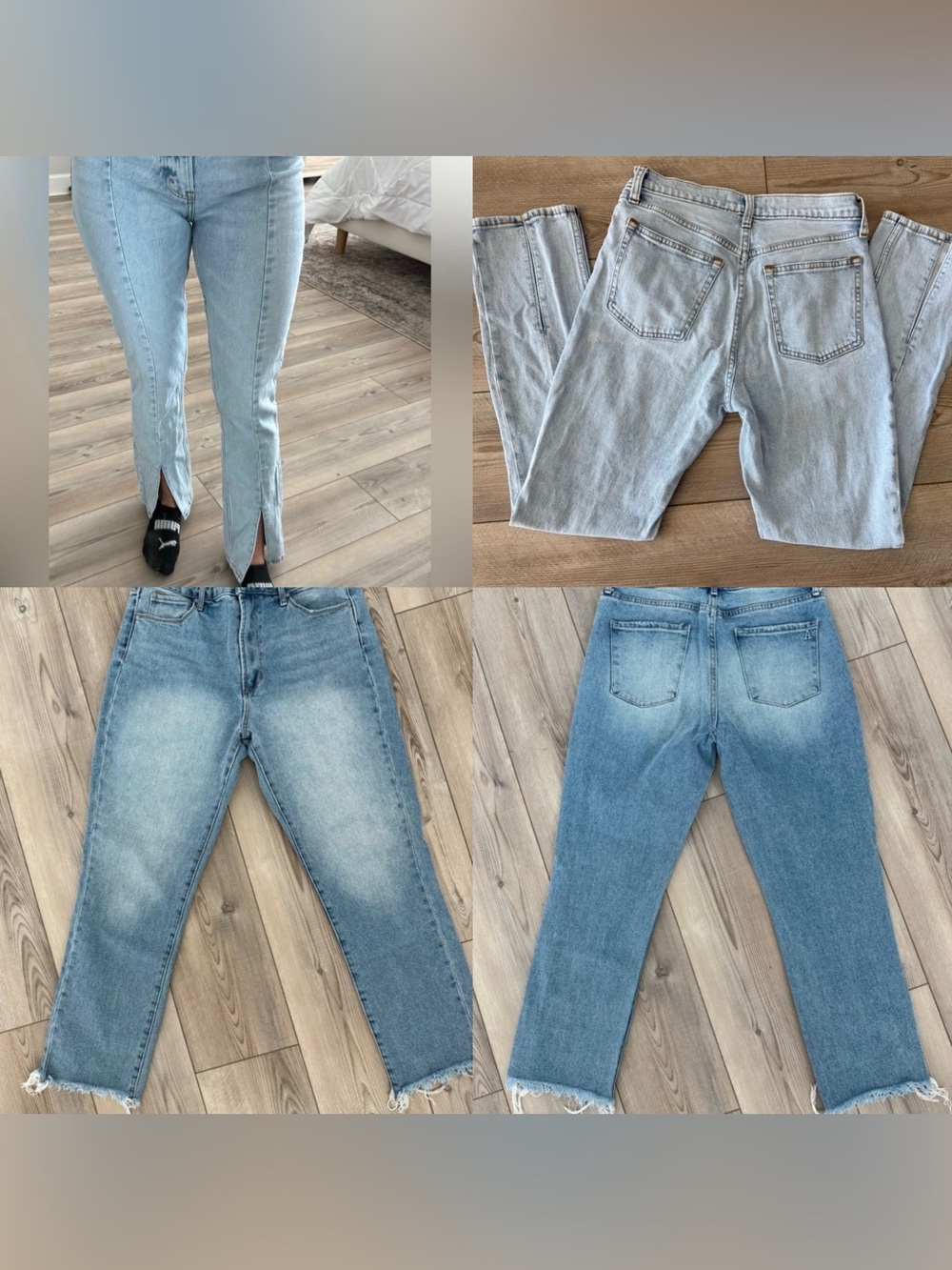 2 pair of women’s jeans - read description